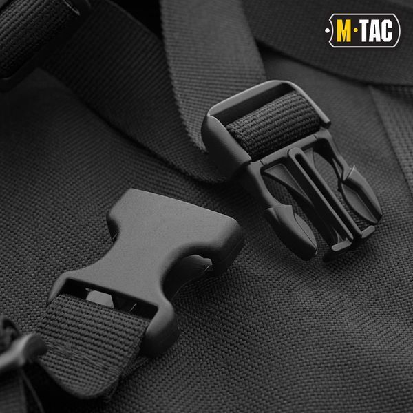 M-Tac чохол для зброї Elite 100 см. (2 відділа) з лямками Black 10073002 фото
