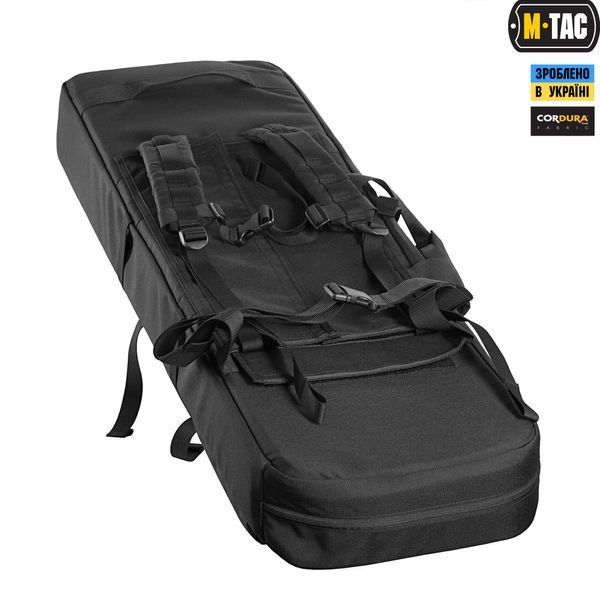 M-Tac чохол для зброї Elite 100 см. (2 відділа) з лямками Black 10073002 фото