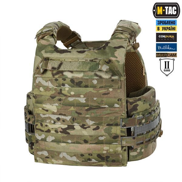 M-Tac плитоноска Cuirass Tiger FAST Elite 2 клас захисту (розмір плити М) Multicam 10468008_XS/S фото