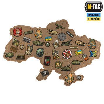 M-Tac панель для нашивок Мапа України Coyote 10349005 фото