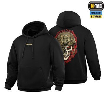 M-Tac кофта Hoodie Worn to the bone Oversize Hard Black 20554002_XS фото