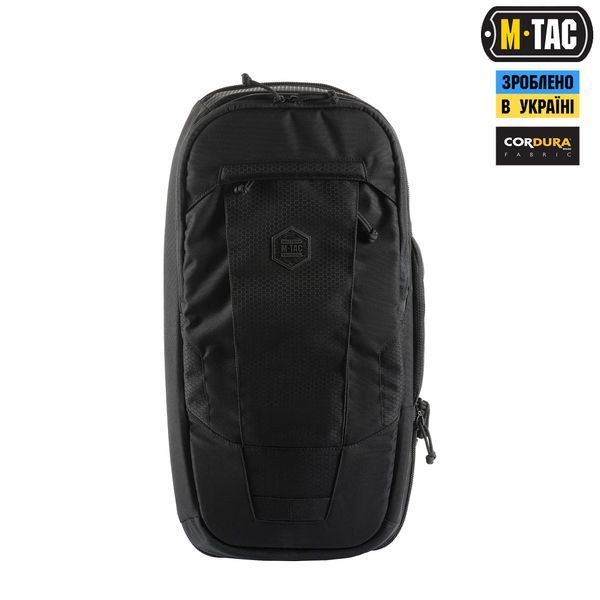 M-Tac рюкзак однолямковий Agent Elite Hex Black 10149002 фото
