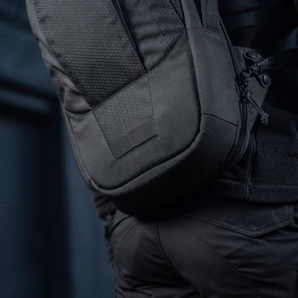 M-Tac рюкзак однолямковий Agent Elite Hex Black 10149002 фото
