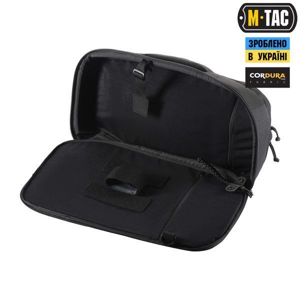 M-Tac рюкзак однолямковий Agent Elite Hex Black 10149002 фото