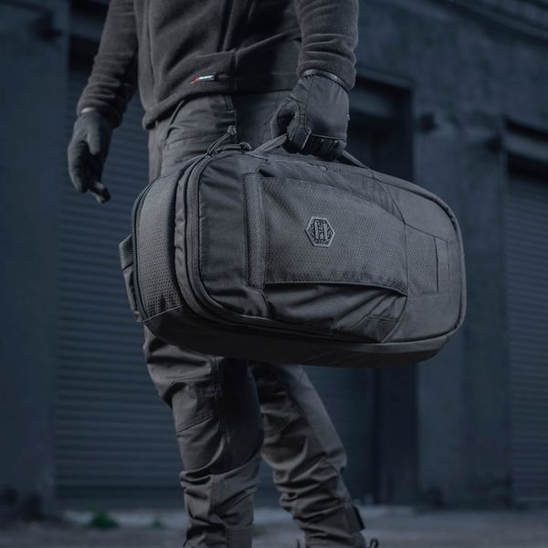 M-Tac рюкзак однолямковий Agent Elite Hex Black 10149002 фото