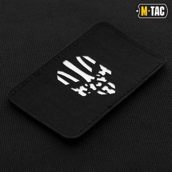 M-Tac нашивка Месник горизонтальна Laser Cut Black/GID 51179299 фото
