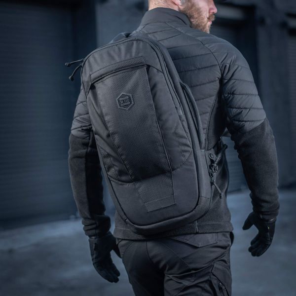 M-Tac рюкзак однолямковий Agent Elite Hex Black 10149002 фото