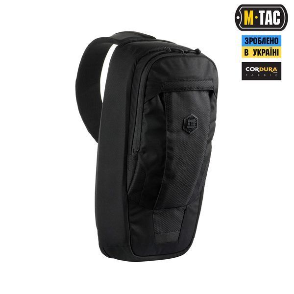 M-Tac рюкзак однолямковий Agent Elite Hex Black 10149002 фото