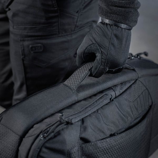 M-Tac рюкзак однолямковий Agent Elite Hex Black 10149002 фото