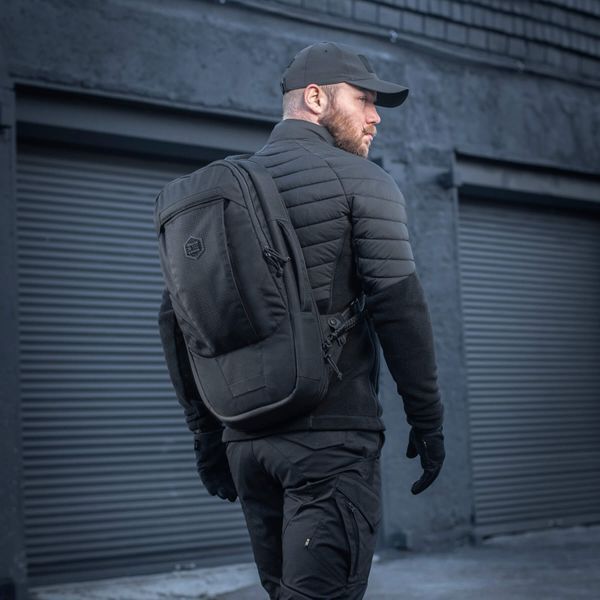 M-Tac рюкзак однолямковий Agent Elite Hex Black 10149002 фото