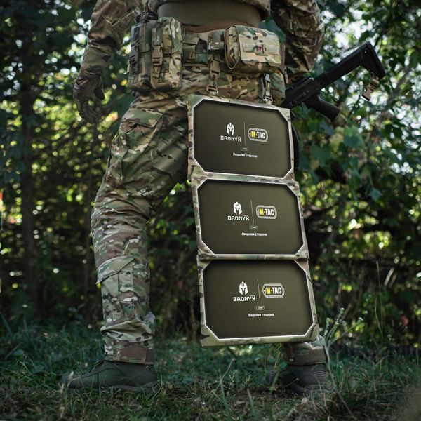 M-Tac килимок для сидіння трьохсекційний з балістичним пакетом 1 клас (BRONYX) Multicam 10487008 фото