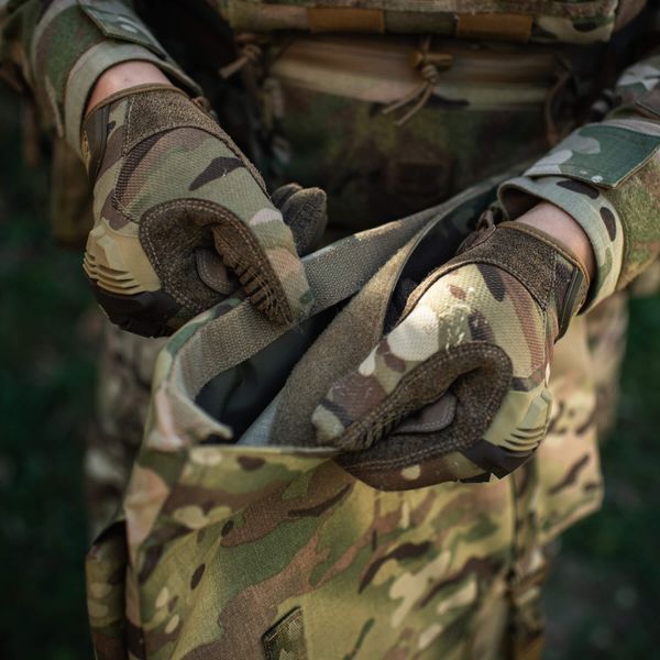 M-Tac килимок для сидіння трьохсекційний з балістичним пакетом 1 клас (BRONYX) Multicam 10487008 фото