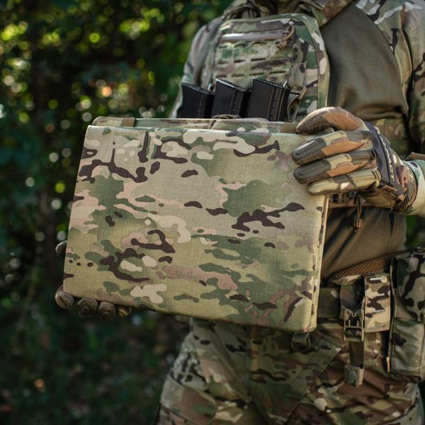 M-Tac килимок для сидіння трьохсекційний з балістичним пакетом 1 клас (BRONYX) Multicam 10487008 фото
