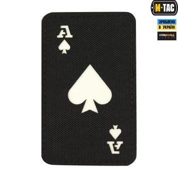 M-Tac нашивка Ace of Spades Laser Cut Black/GID 51109299 фото