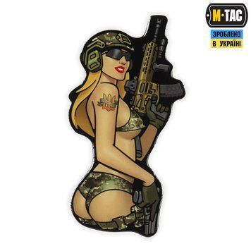 M-Tac наклейка об'ємна Tactical girl №4 MM14 51478001 фото