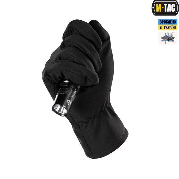 M-Tac рукавички демісезонні Soft Shell Black 90010002_S фото