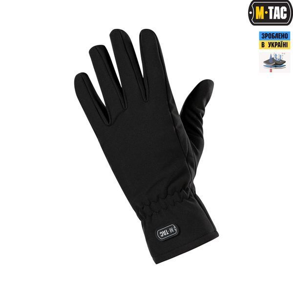 M-Tac рукавички демісезонні Soft Shell Black 90010002_S фото