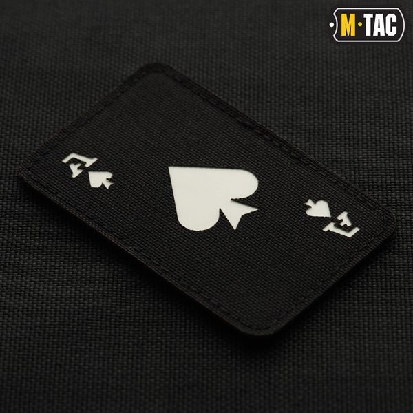M-Tac нашивка Ace of Spades Laser Cut Black/GID 51109299 фото