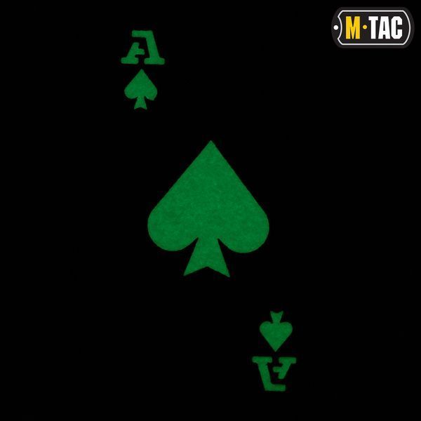 M-Tac нашивка Ace of Spades Laser Cut Black/GID 51109299 фото