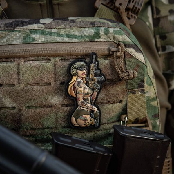 M-Tac нашивка Tactical girl №4 PVC tattoo Пантера 51116214 фото