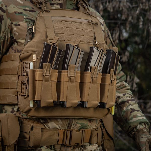 M-Tac передня панель для чохла бронежилета Sturm на 4 магазина Coyote 10312005 фото
