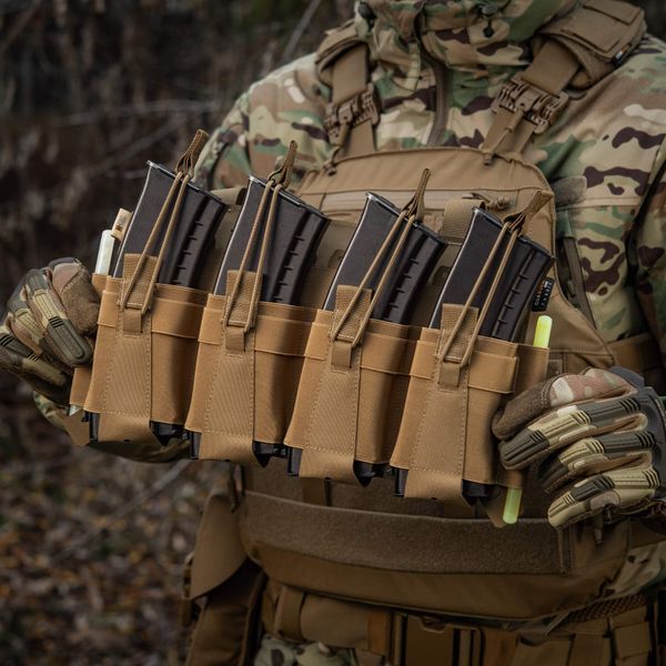 M-Tac передня панель для чохла бронежилета Sturm на 4 магазина Coyote 10312005 фото