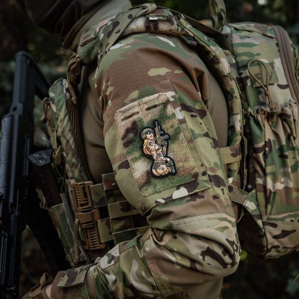 M-Tac нашивка Tactical girl №4 PVC tattoo Пантера 51116214 фото