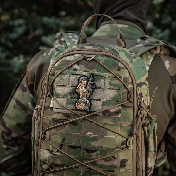 M-Tac нашивка Tactical girl №4 PVC tattoo Пантера 51116214 фото