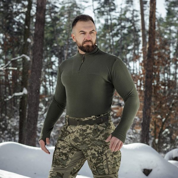 M-Tac термосорочка фліс Delta Level 2 Hex Army Olive 70037062_S фото