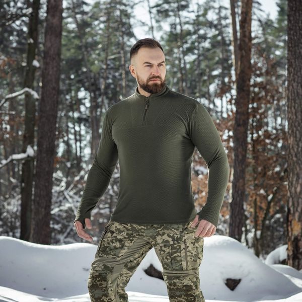M-Tac термосорочка фліс Delta Level 2 Hex Army Olive 70037062_S фото