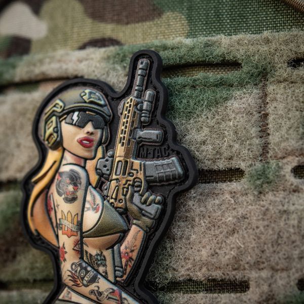 M-Tac нашивка Tactical girl №4 PVC tattoo Пантера 51116214 фото