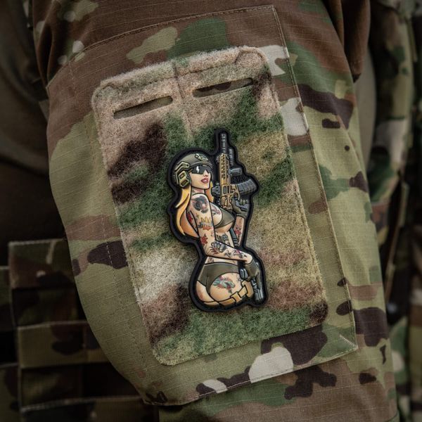 M-Tac нашивка Tactical girl №4 PVC tattoo Пантера 51116214 фото