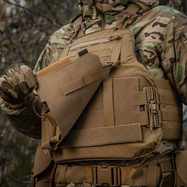 M-Tac передня панель для чохла бронежилета Sturm на 4 магазина Coyote 10312005 фото