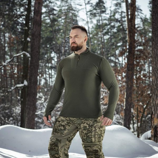 M-Tac термосорочка фліс Delta Level 2 Hex Army Olive 70037062_S фото