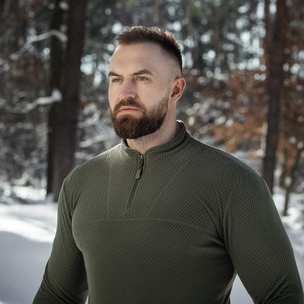 M-Tac термосорочка фліс Delta Level 2 Hex Army Olive 70037062_S фото