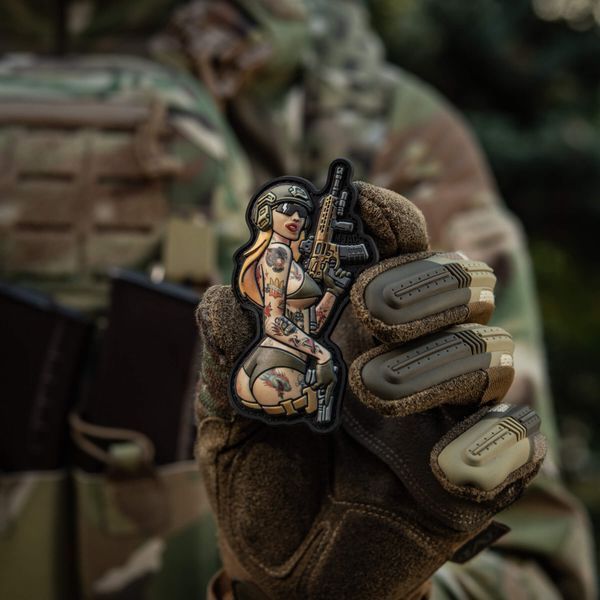 M-Tac нашивка Tactical girl №4 PVC tattoo Пантера 51116214 фото