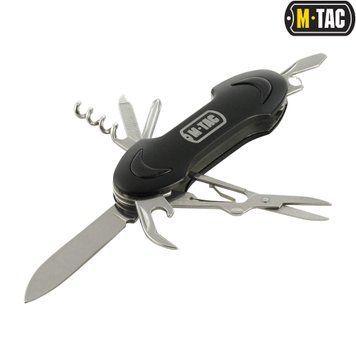 M-Tac ніж складний Type 2 малий (7 інструментів) Black/Steel 60017002 фото