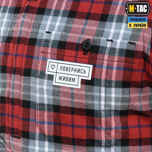 M-Tac сорочка Redneck Cotton Shirt Повернись Живим Red 20105033_XS/R фото