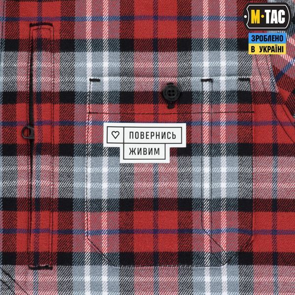 M-Tac сорочка Redneck Cotton Shirt Повернись Живим Red 20105033_XS/R фото