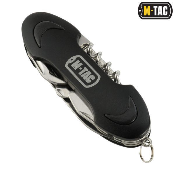 M-Tac ніж складний Type 2 малий (7 інструментів) Black/Steel 60017002 фото