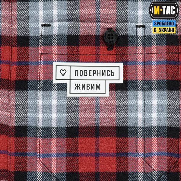 M-Tac сорочка Redneck Cotton Shirt Повернись Живим Red 20105033_XS/R фото