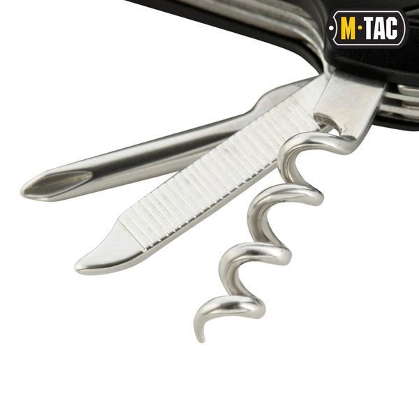 M-Tac ніж складний Type 2 малий (7 інструментів) Black/Steel 60017002 фото