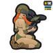 M-Tac нашивка Tactical girl №6 PVC redhead/Light Olive V1 51465007 фото