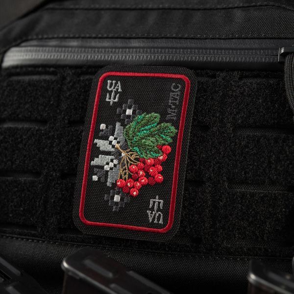 M-Tac нашивка Орнамент Калина (вишивка) Black/Red 51466234 фото