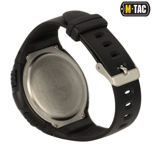 M-Tac годинник тактичний з крокоміром Black 50001002 фото