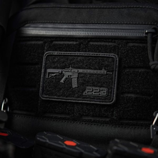 M-Tac нашивка AR-15 Velcro/PVC Black 51540002 фото