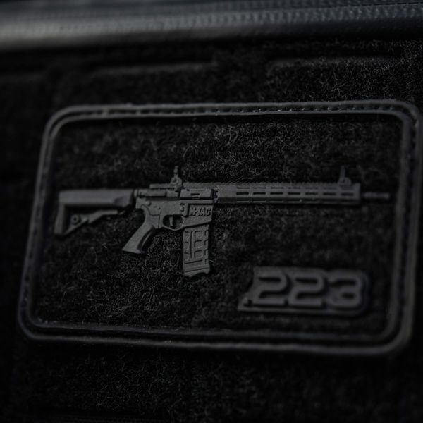 M-Tac нашивка AR-15 Velcro/PVC Black 51540002 фото