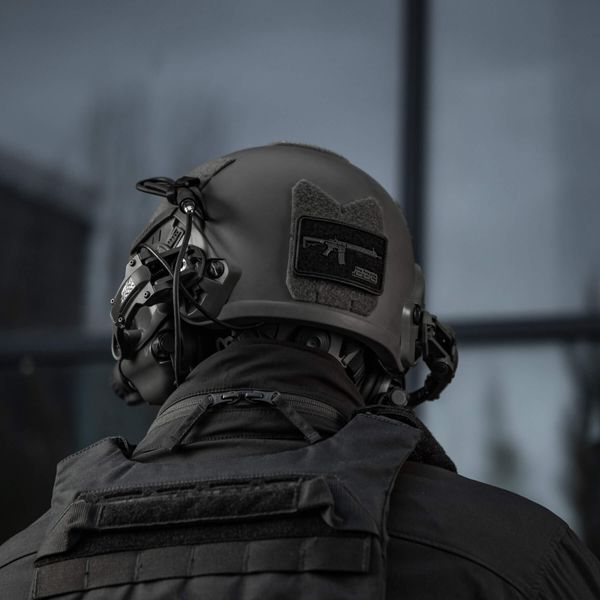 M-Tac нашивка AR-15 Velcro/PVC Black 51540002 фото