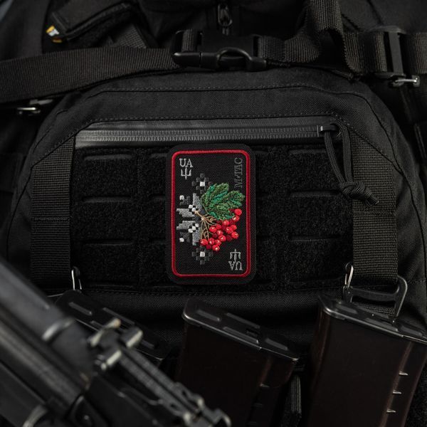 M-Tac нашивка Орнамент Калина (вишивка) Black/Red 51466234 фото