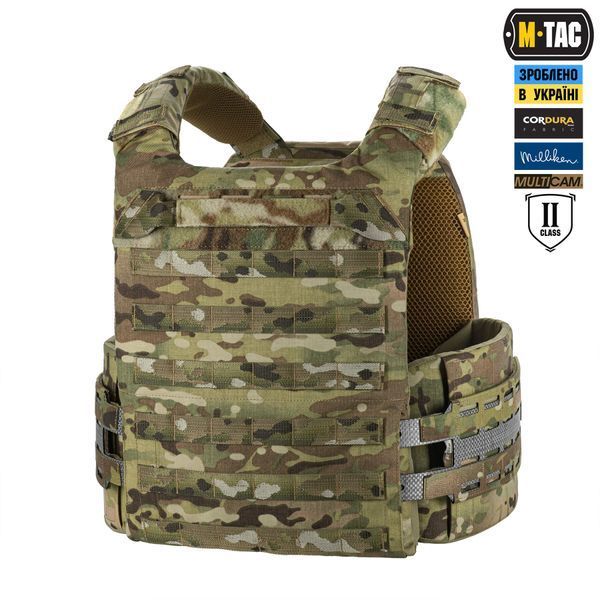 M-Tac плитоноска Cuirass Tiger Elite 2 клас захисту (розмір плити XL) Multicam 10521008_M/L фото